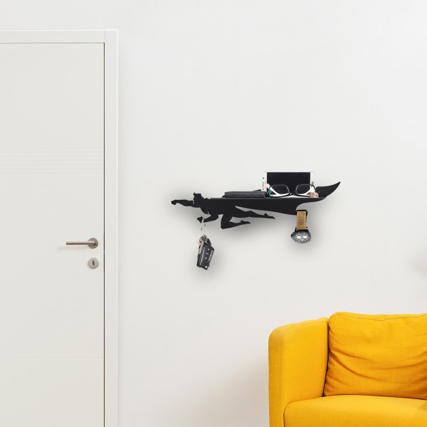 Artori Design Heroshelf – Superhero Mail And Key Holder Wall Mount