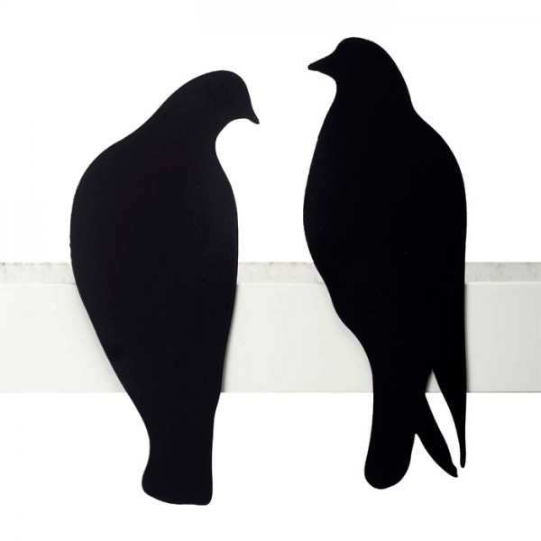 Artori Design Lovebirds – Metal Sculptures For Shelf Decoration