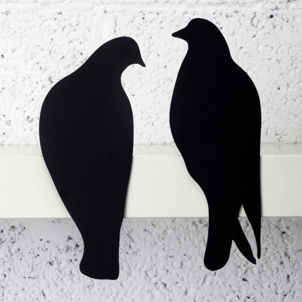 Artori Design Lovebirds – Metal Sculptures For Shelf Decoration