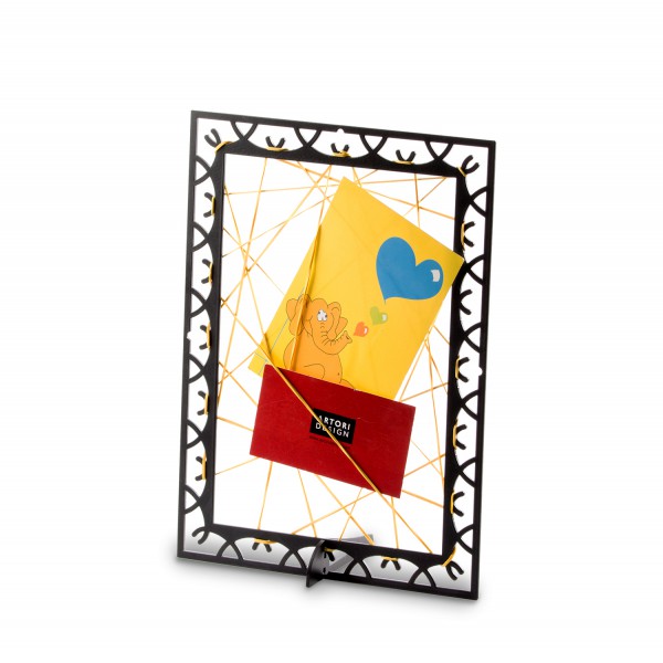 Artori Design Metal Stand For Memo Notes Or Pictures With DIY Rubber Bands