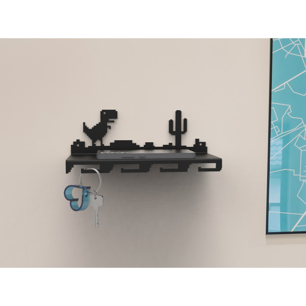 Artori Design Offline – Mini Shelf – Phone Mail And Key Holder Wall Mount