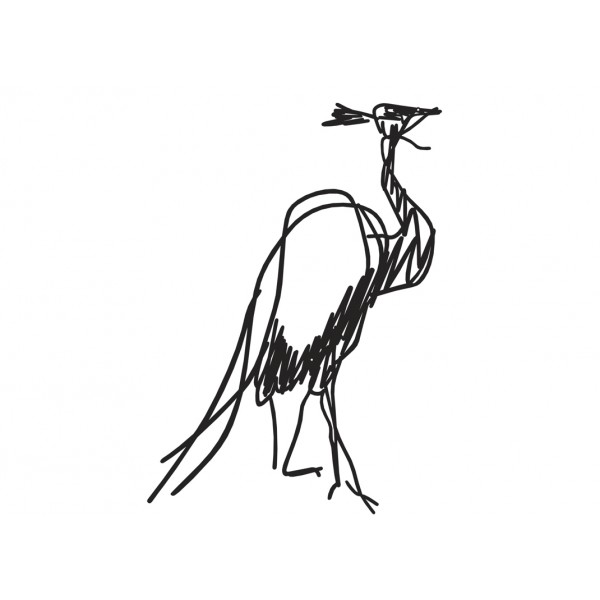 Artori Design Wanetik Art – Demoiselle Crane Sculpture