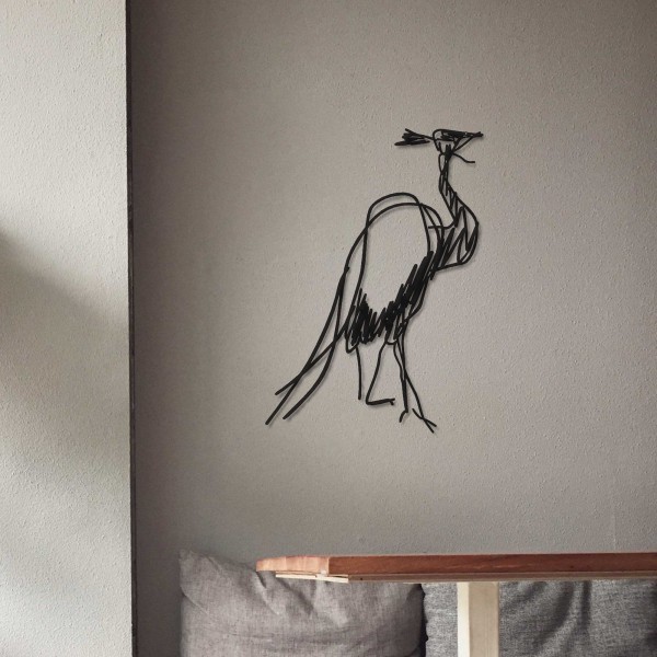 Artori Design Wanetik Art – Demoiselle Crane Sculpture