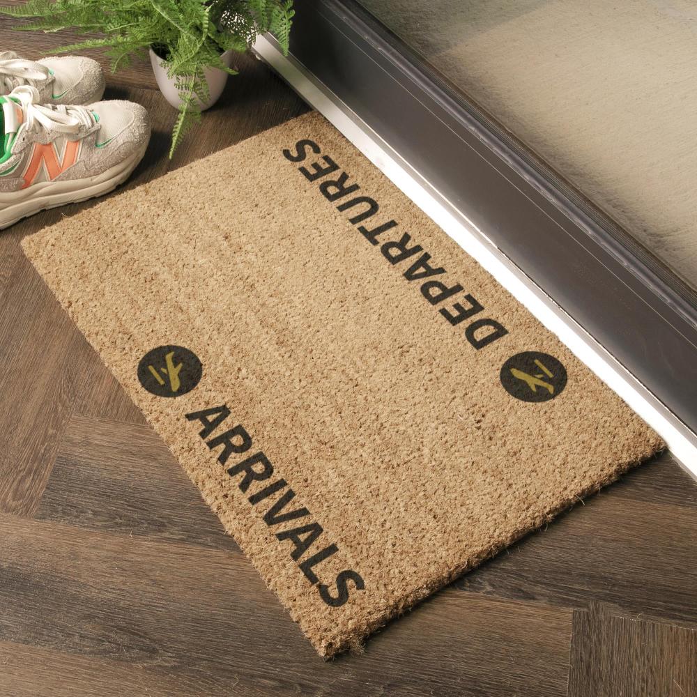 Artsy Doormats Arrivals & Departures Doormat (60 X 40cm)