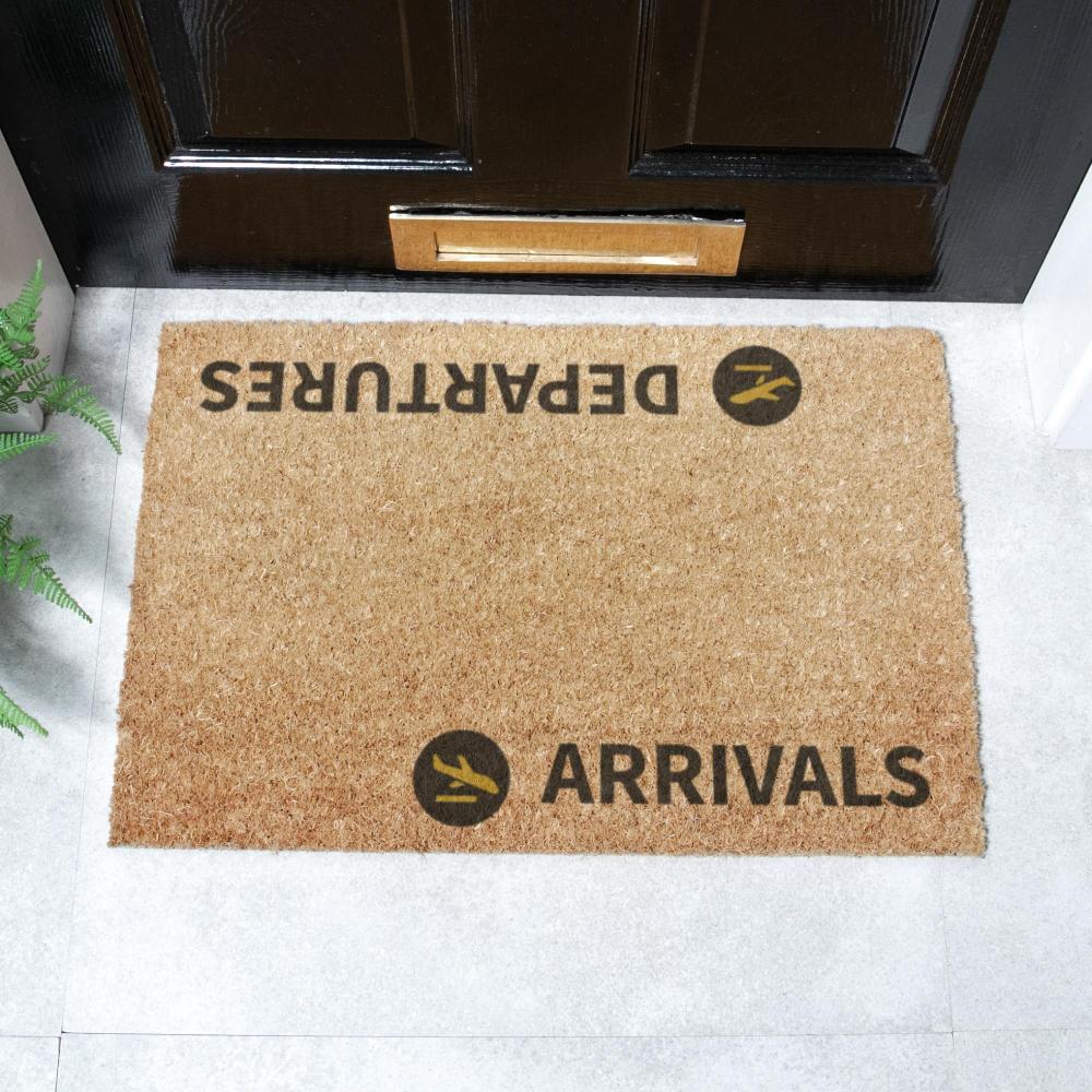 artsy doormats Arrivals & Departures Doormat (60 x 40cm)