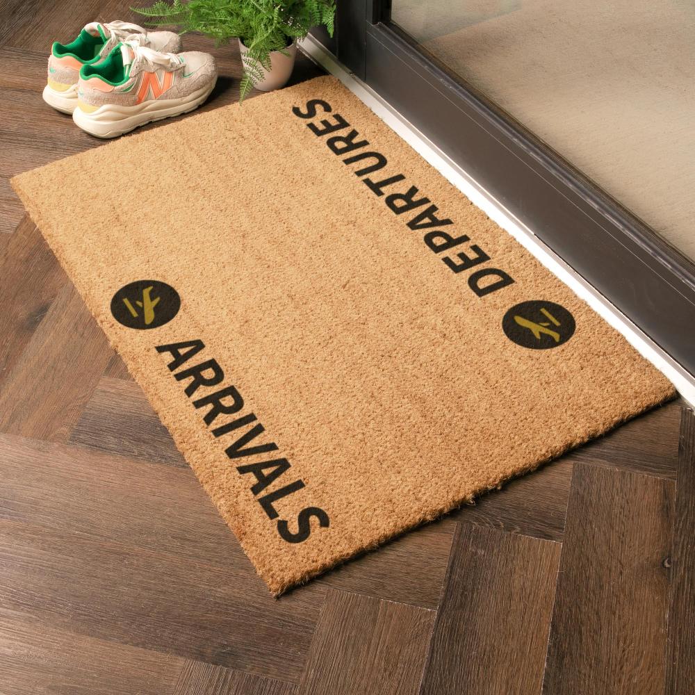 Artsy Doormats Arrivals & Departures Doormat (90 X 60cm)