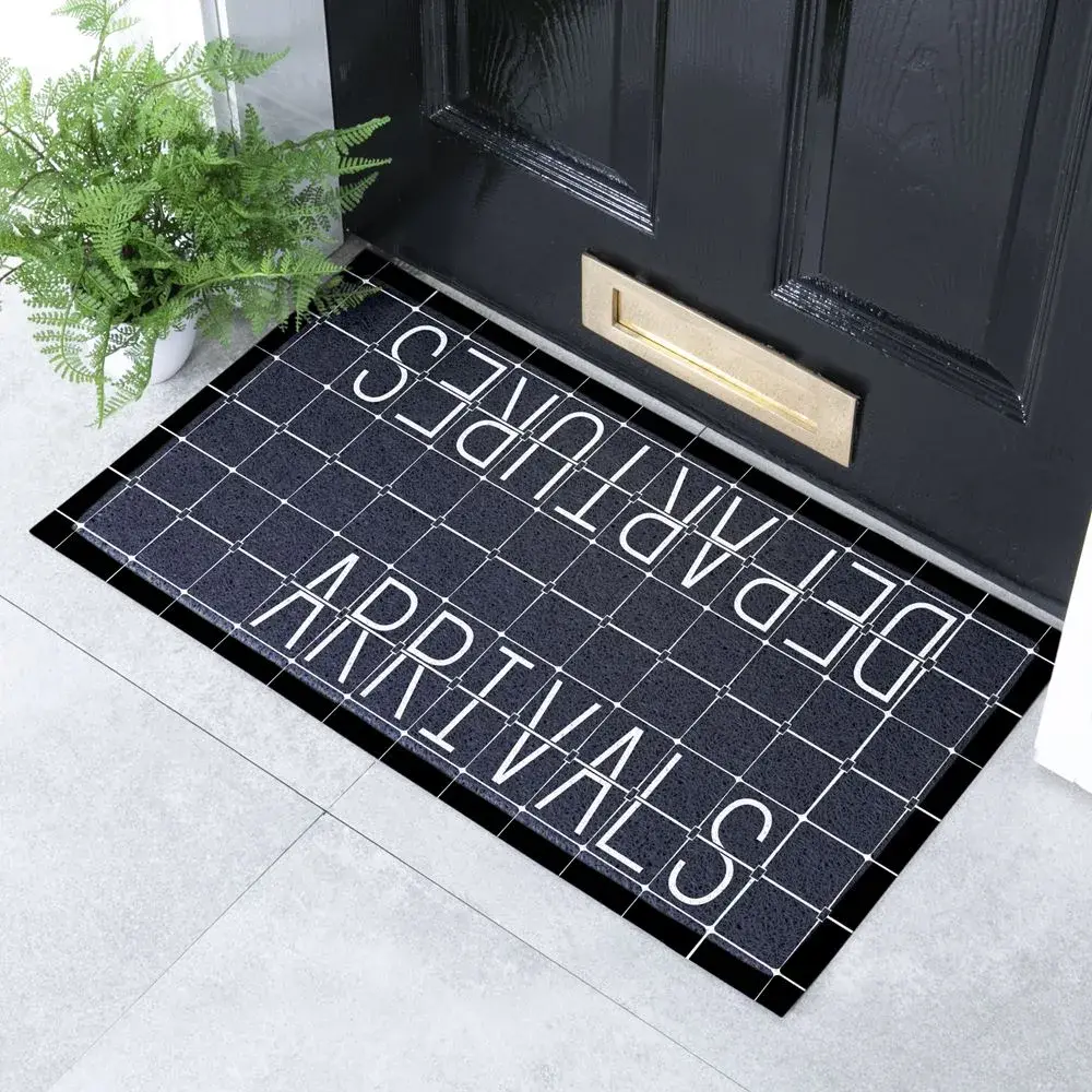 artsy doormats Arrivals Departures Indoor & Outdoor Doormat – 70x40cm
