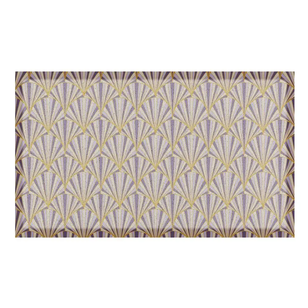 Artsy Doormats Art Deco Shell Pattern Indoor & Outdoor Doormat – 70x40cm
