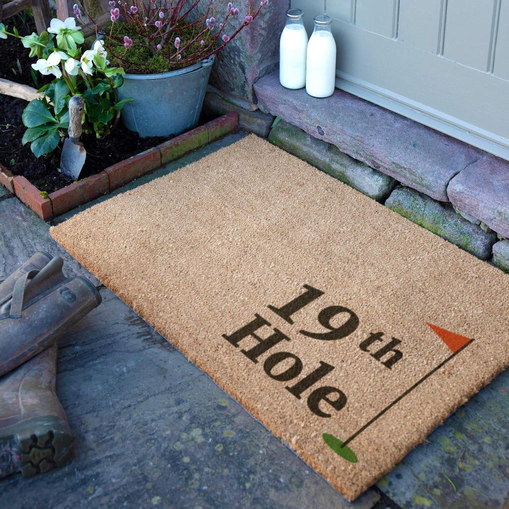 artsy doormats 19th Hole Flag Doormat (90 x 60cm)