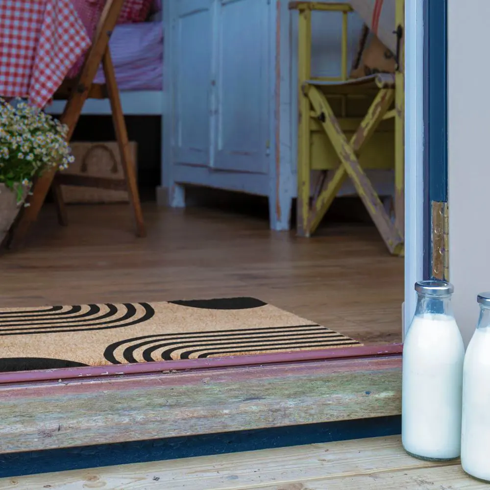 Artsy Doormats Abstract Lines Doormat