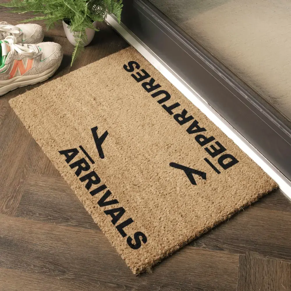Artsy Doormats Arrivals And Departures Doormat