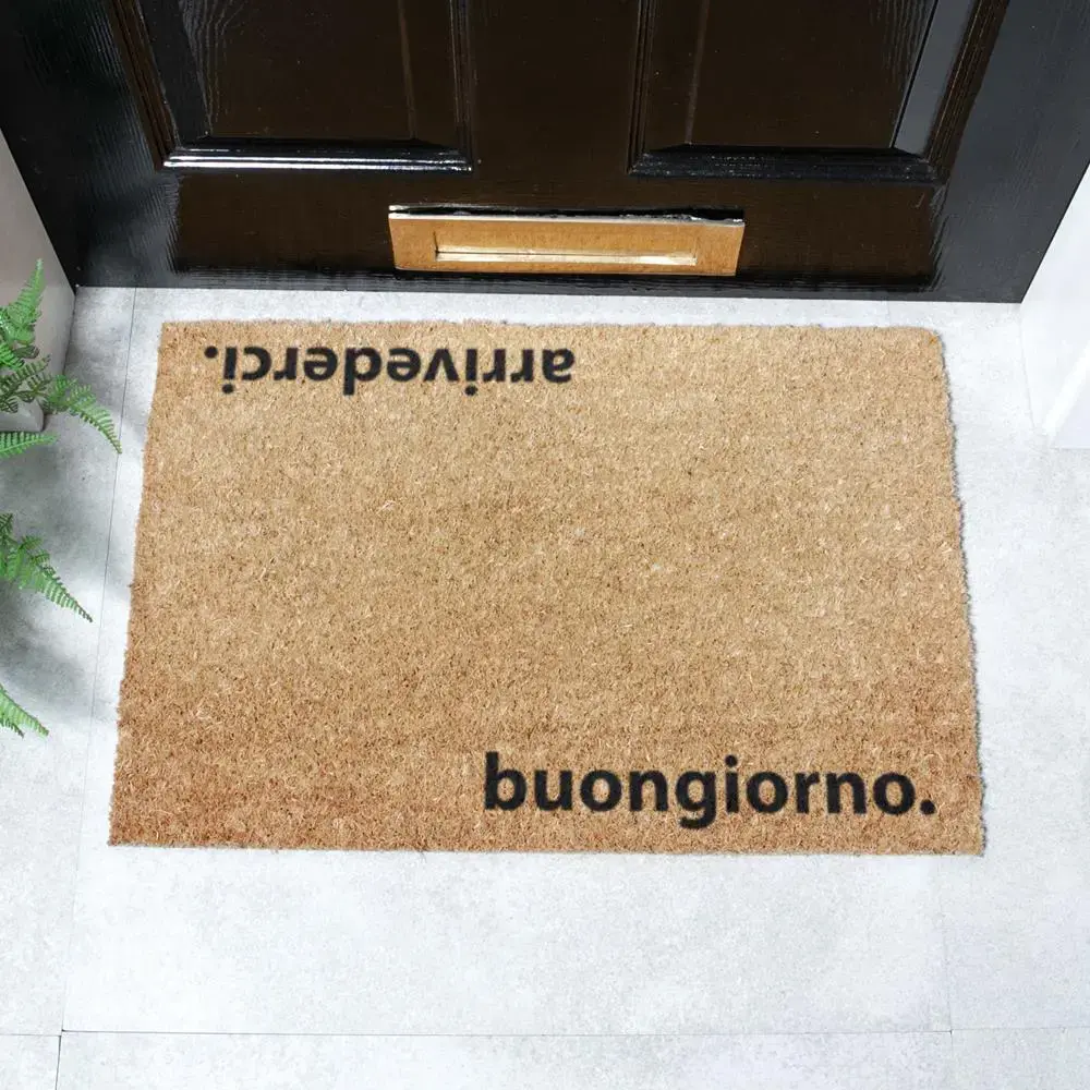 artsy doormats Arrivederci Doormat