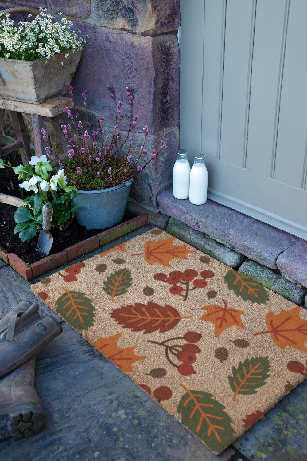 Artsy Doormats Autumn Leaves Doormat (90 X 60cm)