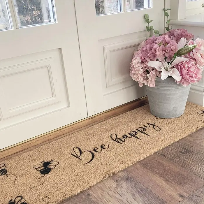 Artsy Doormats Bee Happy Bee Patio Doormat