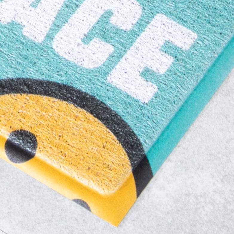 Artsy Doormats Blue Happy Place Doormat (70 X 40cm)