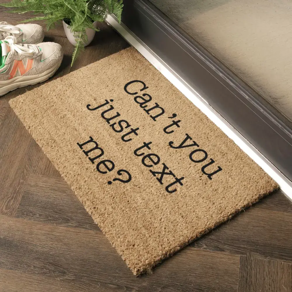 Artsy Doormats Can’t You Just Text Me Doormat