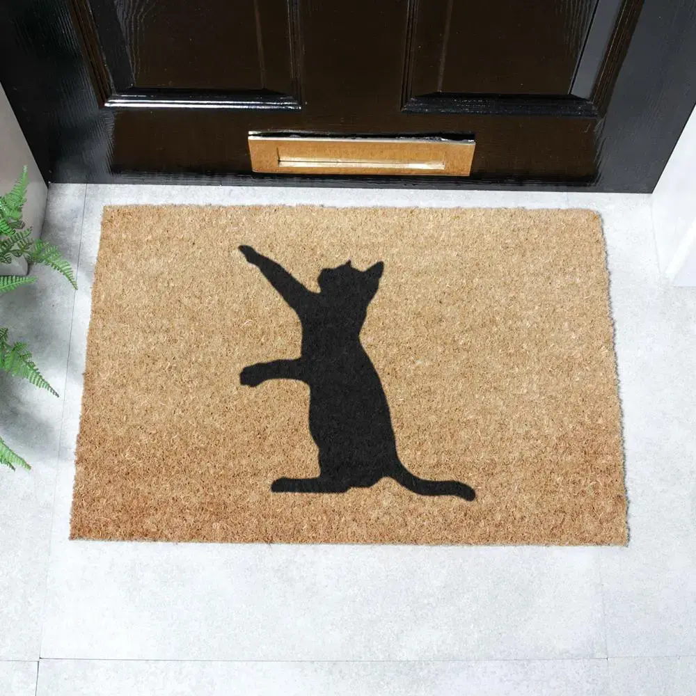 artsy doormats Cat Doormat