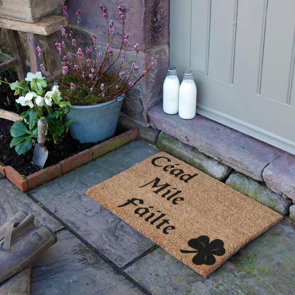 Artsy Doormats Cead Mile Failte Doormat