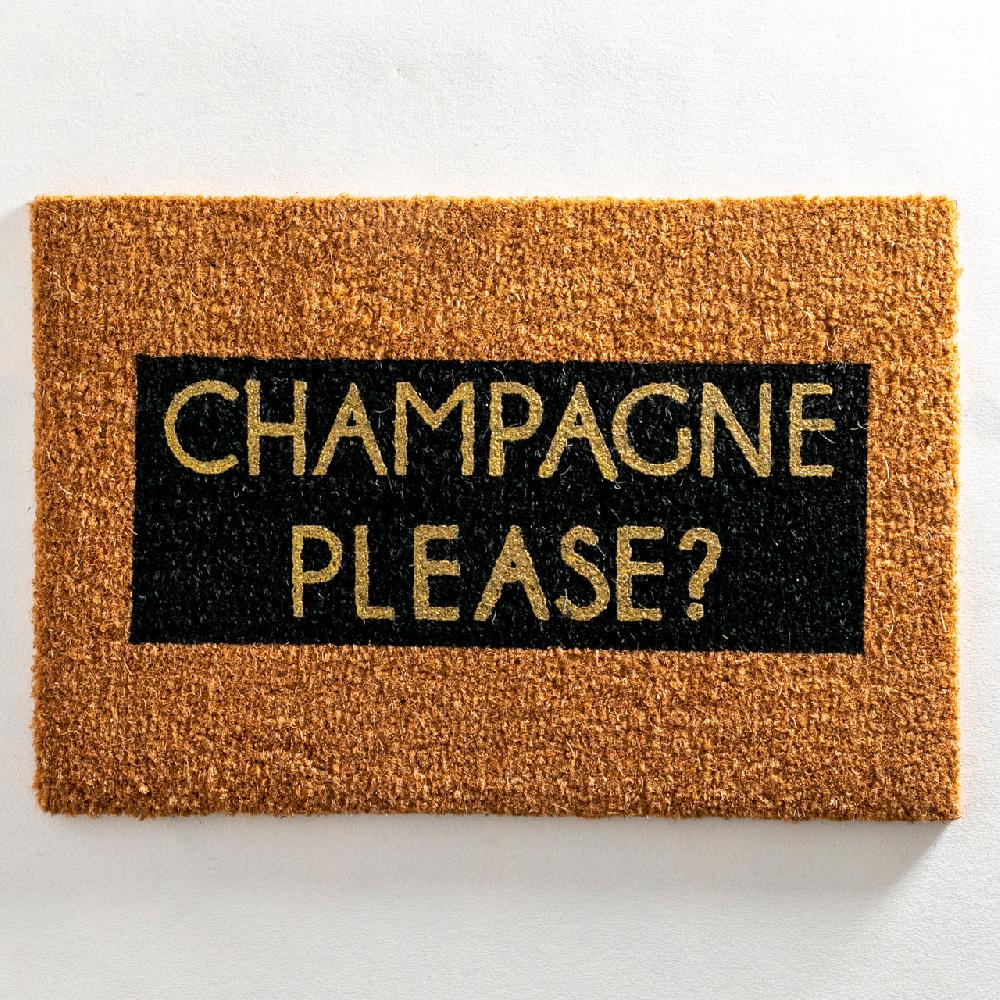 Artsy Doormats Champagne Glitter Doormat