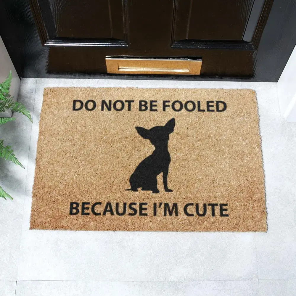 artsy doormats Chihuahua Doormat