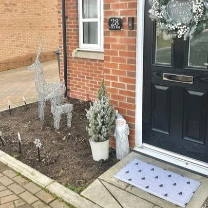 Artsy Doormats Christmas Tree Pattern Doormat