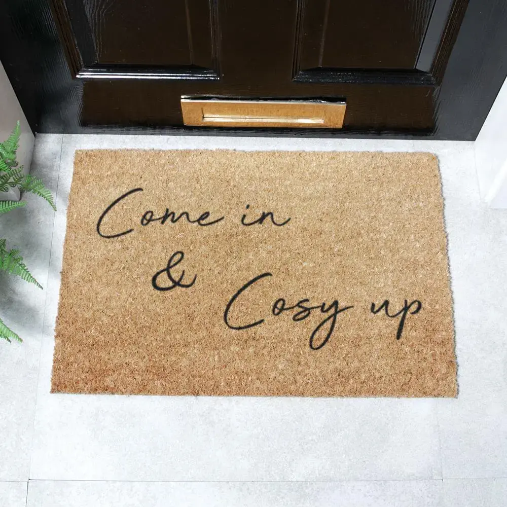 artsy doormats Come In and Cosy Up Doormat