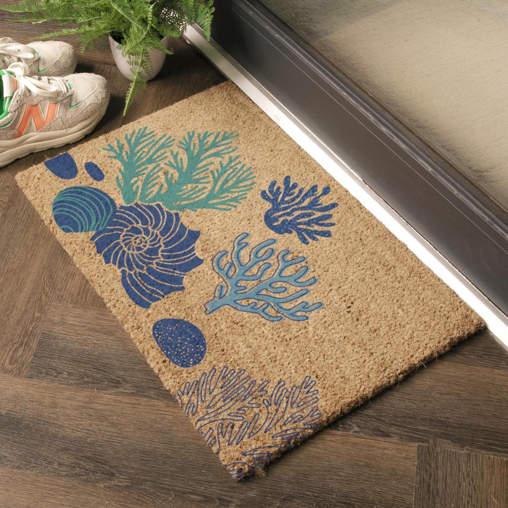 Artsy Doormats Coral & Shells Doormat (60 X 40cm)