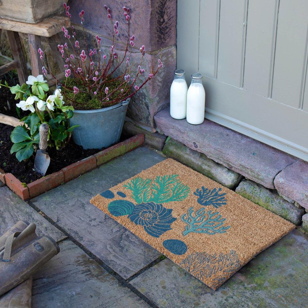 Artsy Doormats Coral & Shells Doormat (60 X 40cm)