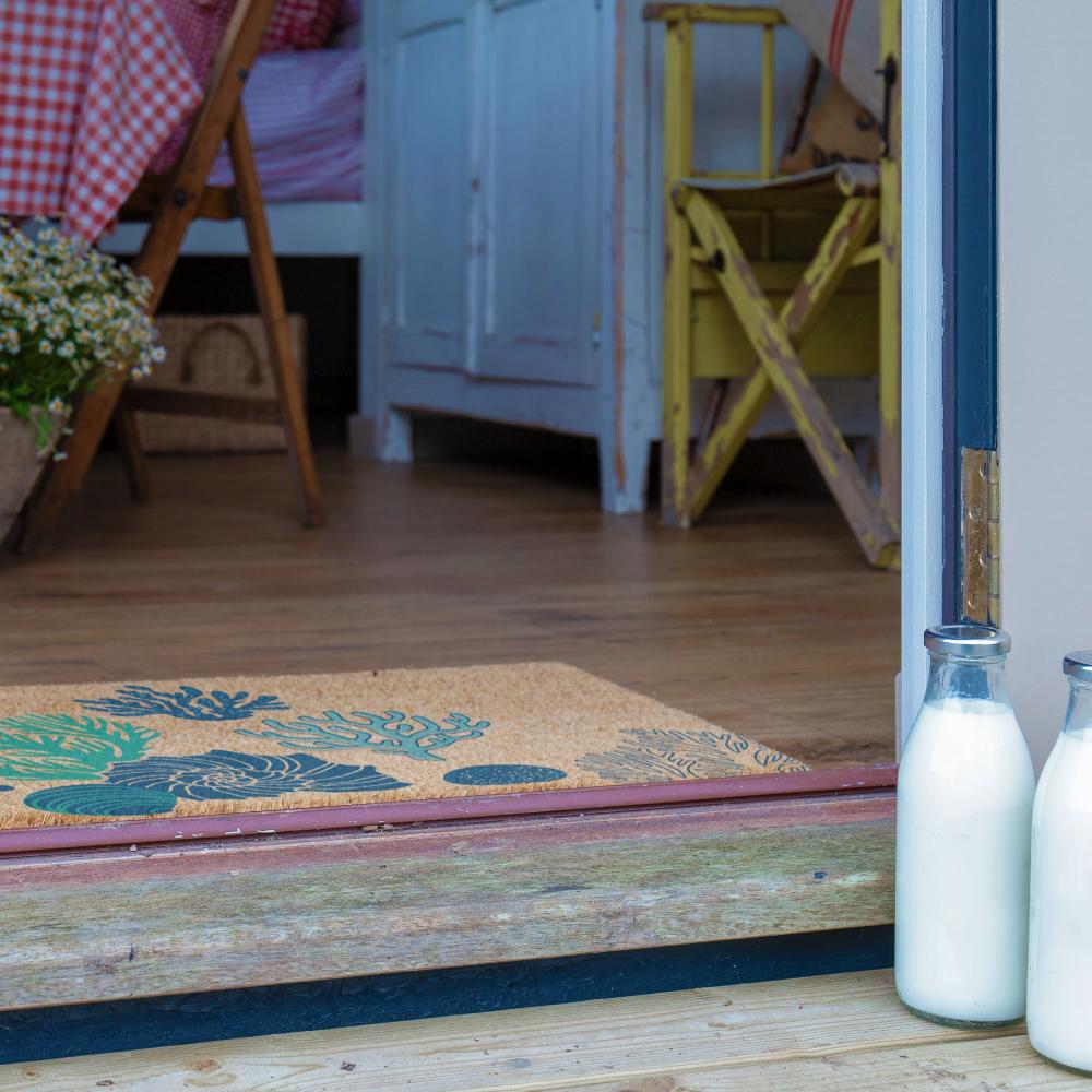 Artsy Doormats Coral & Shells Doormat (60 X 40cm)