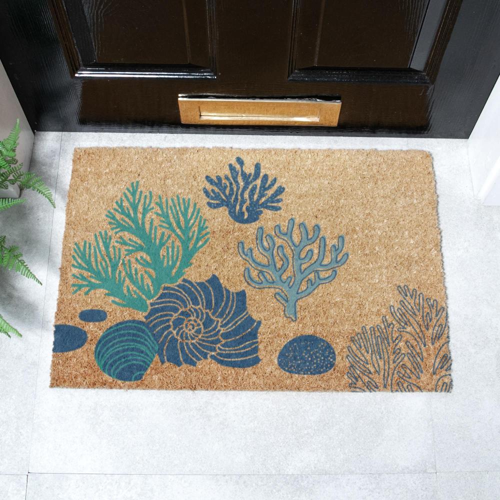 artsy doormats Coral & Shells Doormat (60 x 40cm)