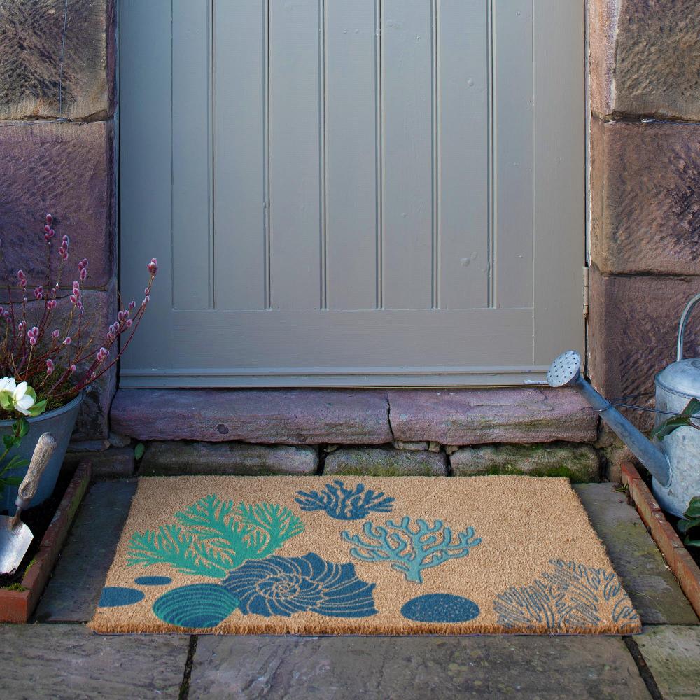 Artsy Doormats Coral & Shells Doormat (90 X 60cm)