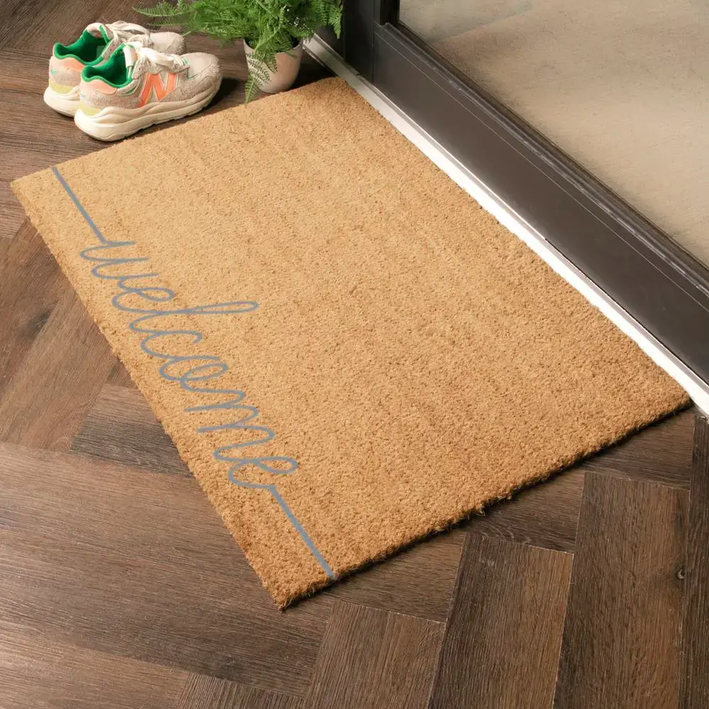Artsy Doormats Country Large Welcome Grey Doormat