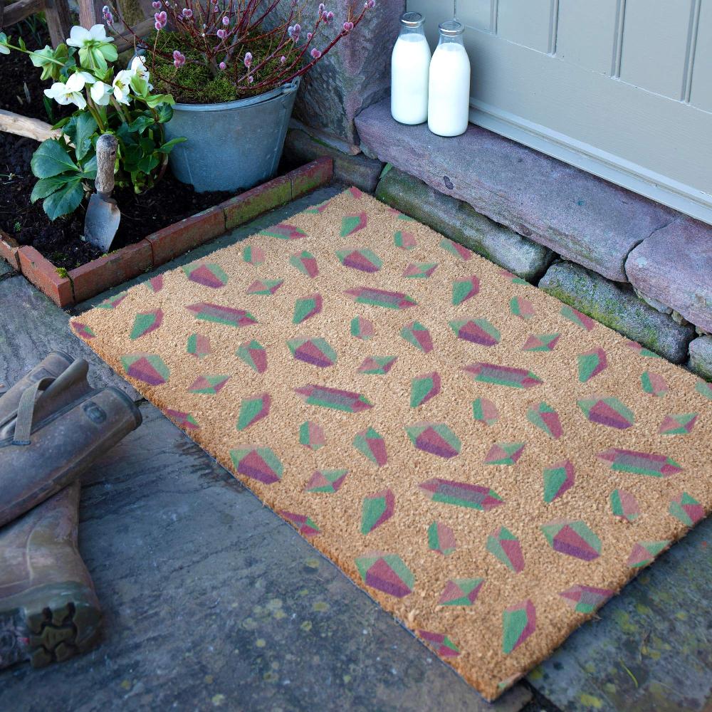 artsy doormats Crystal Pattern Doormat (90 x 60cm)