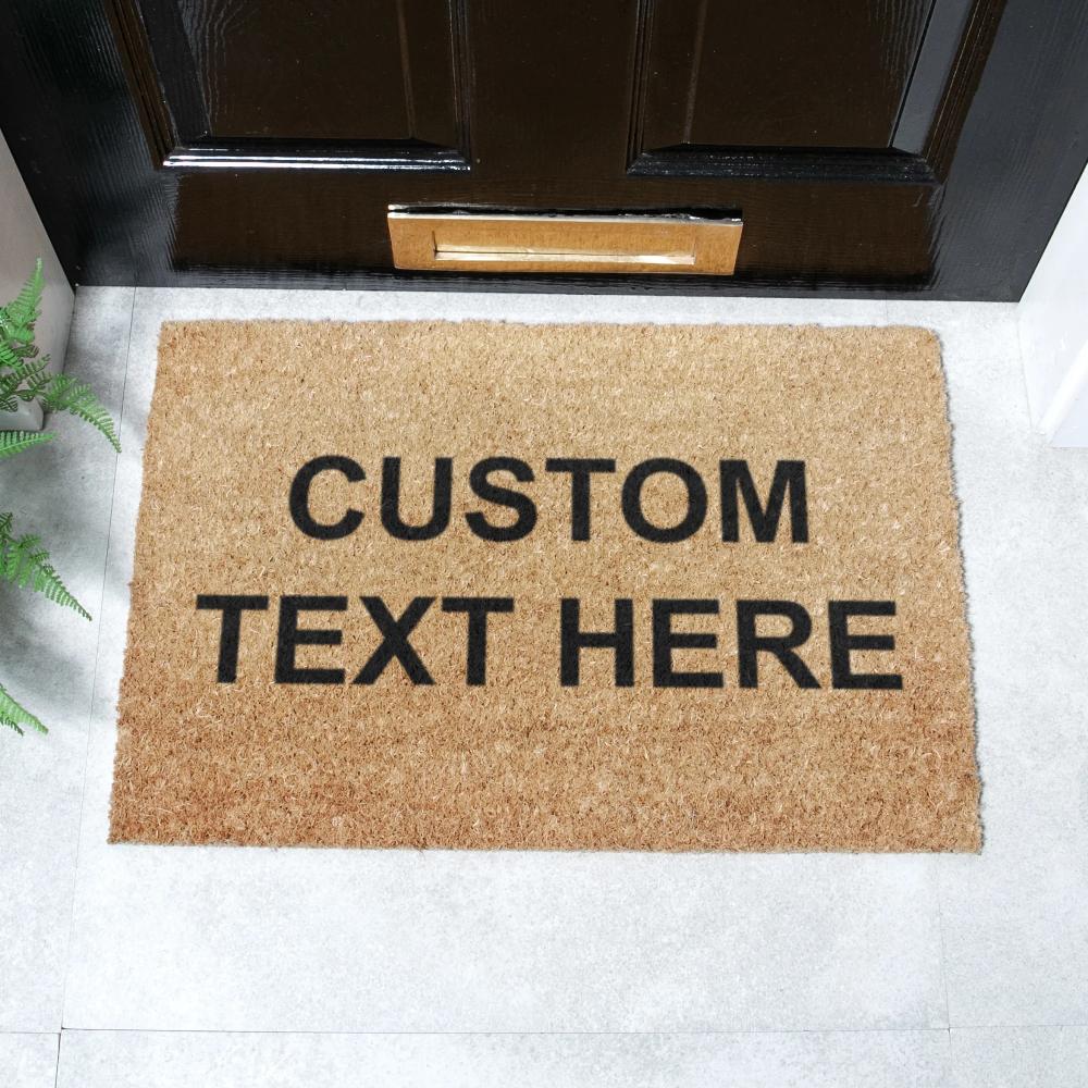 artsy doormats Custom Coir Doormat