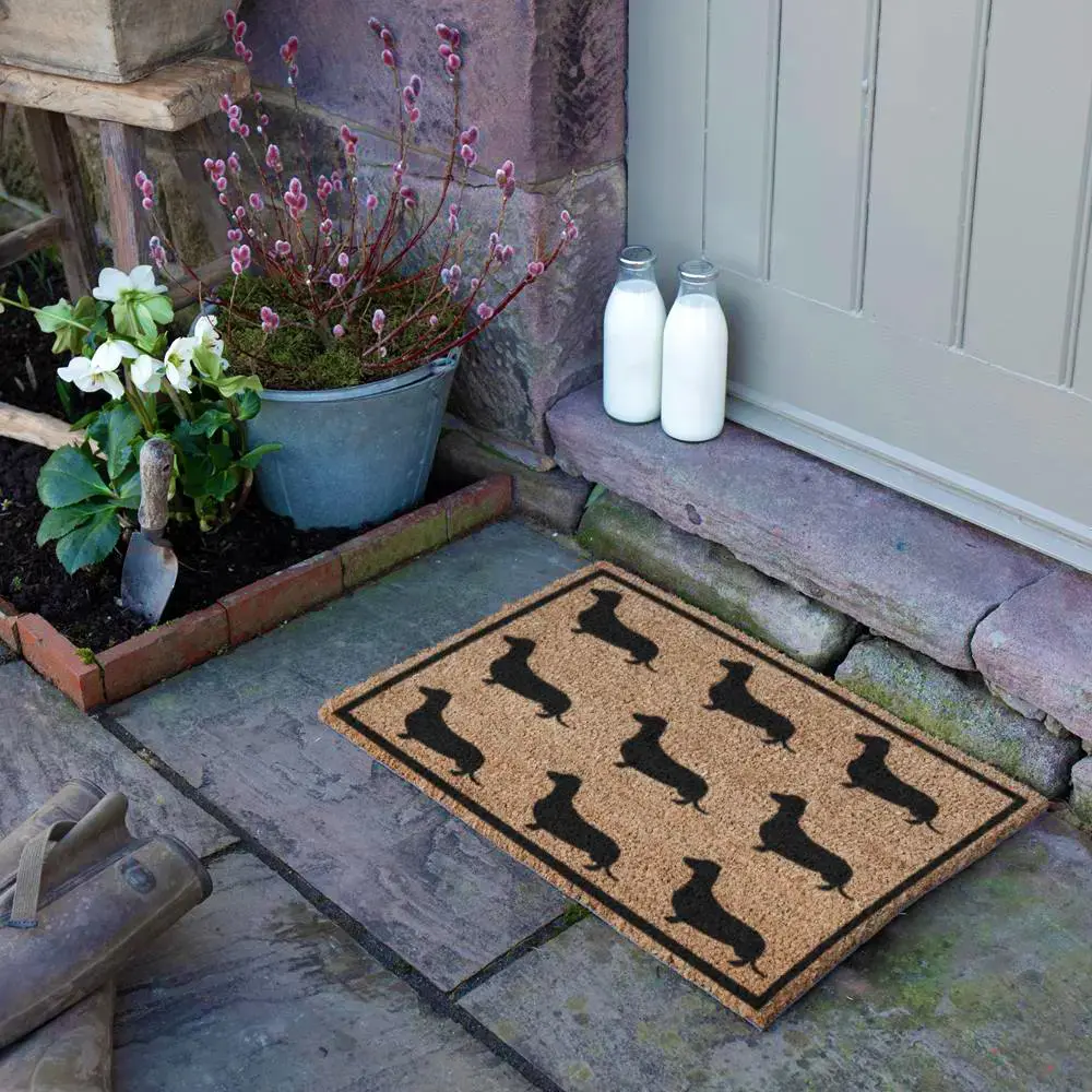 Artsy Doormats Dachshund Doormat