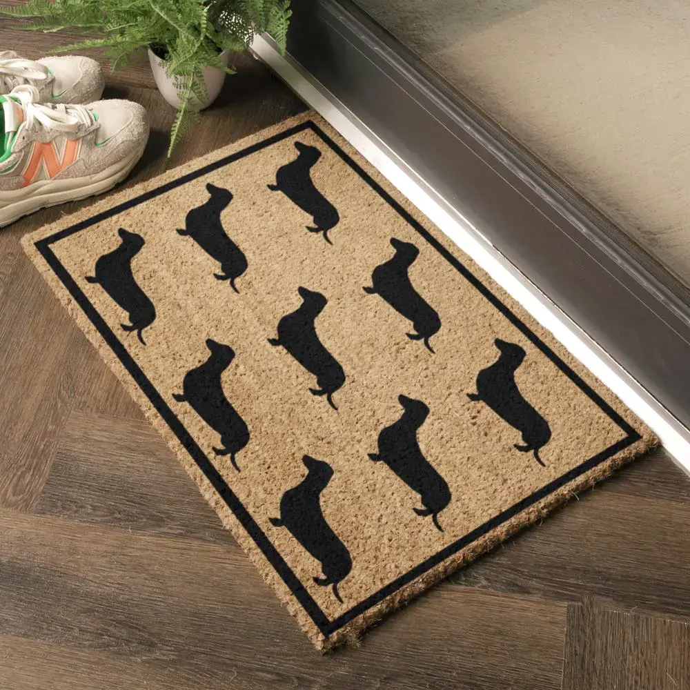artsy doormats Dachshund Doormat
