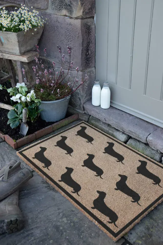 Artsy Doormats Extra Large Dachshund Doormat