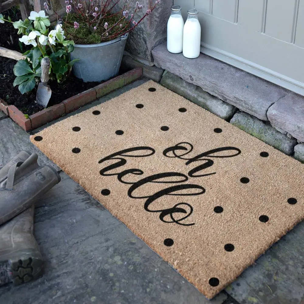artsy doormats Extra Large Oh Hello Doormat