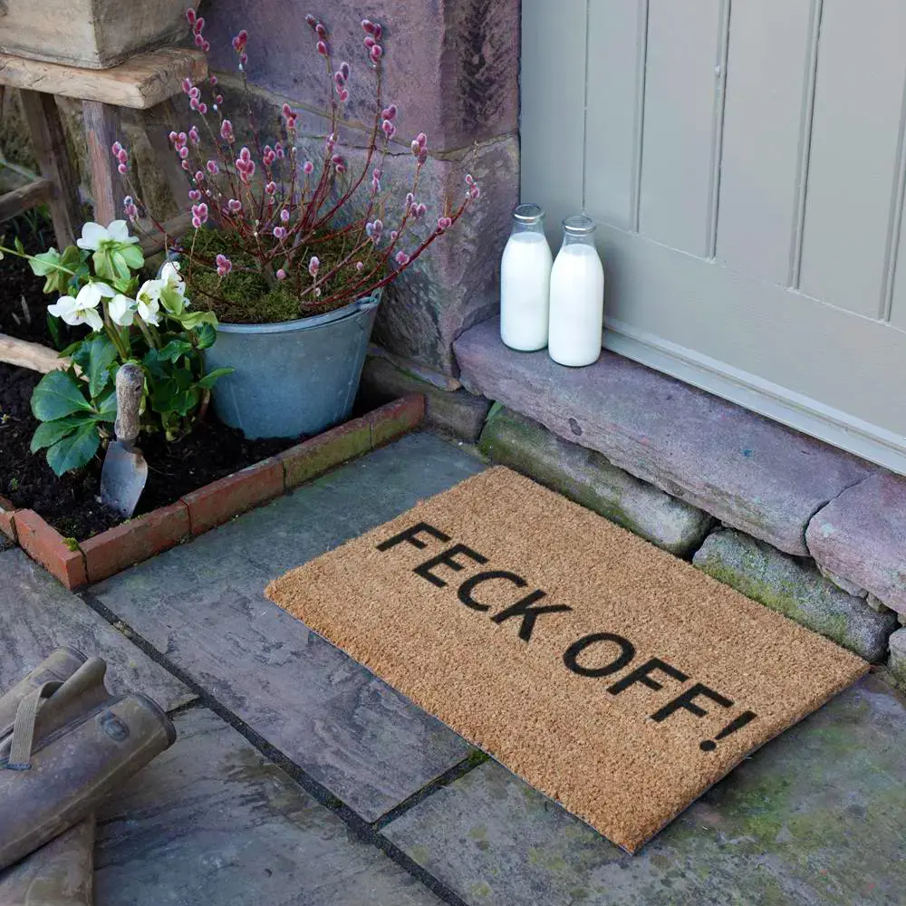 Artsy Doormats Feck Off Doormat