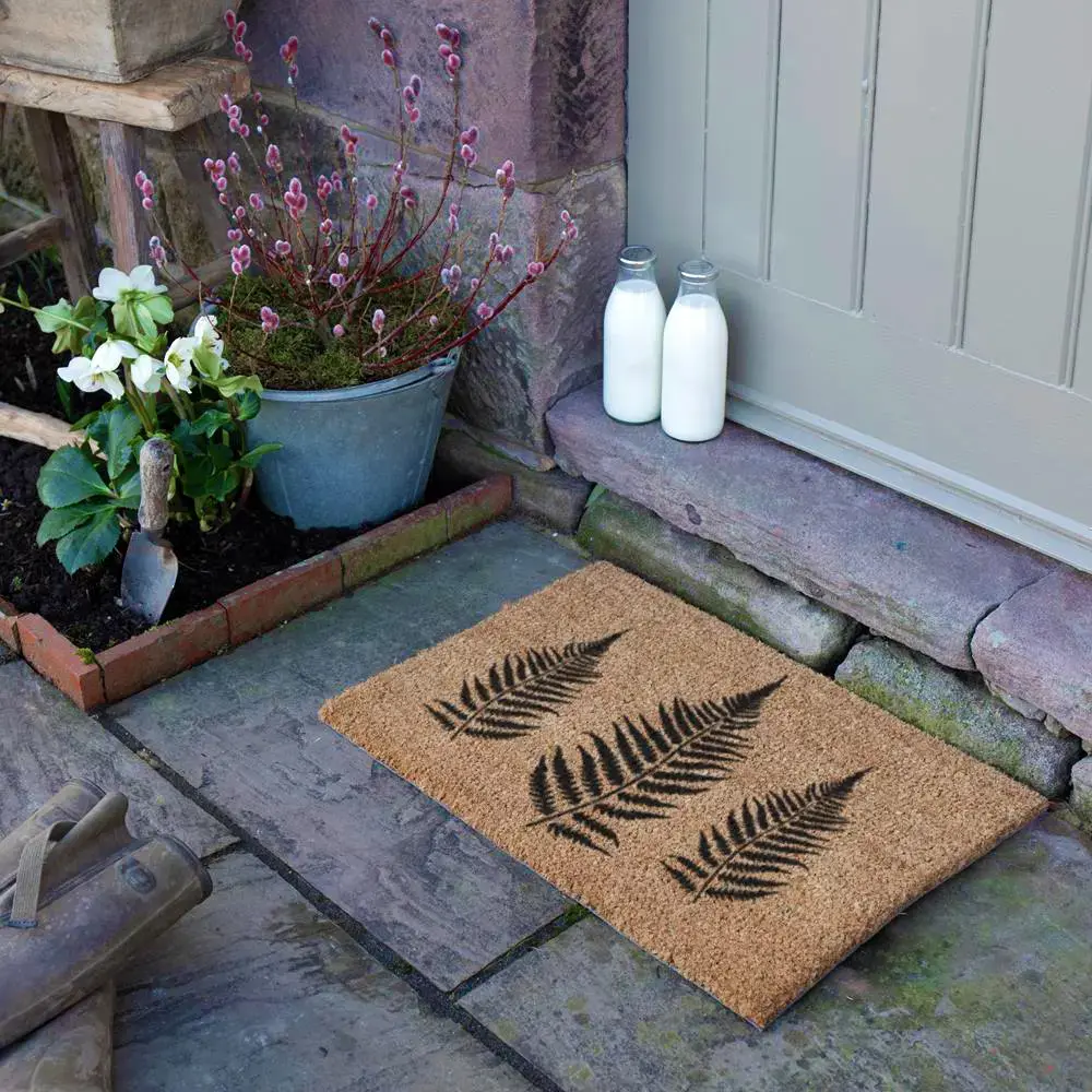 Artsy Doormats Fern Leaf Doormat