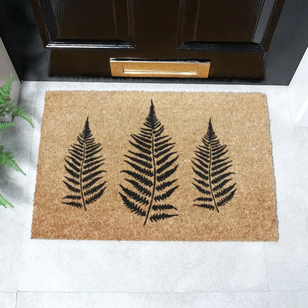 artsy doormats Fern Leaf Doormat