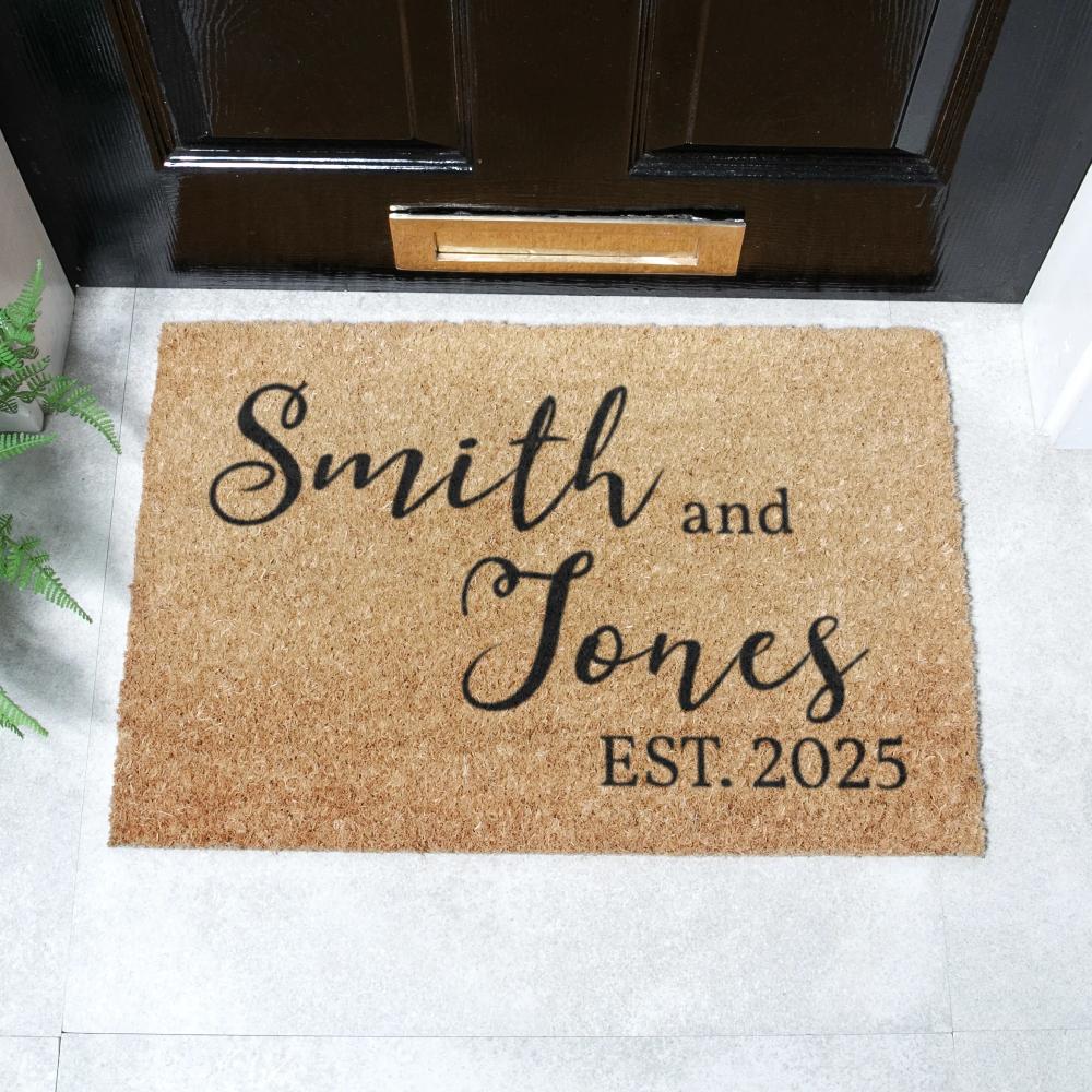 artsy doormats First Home Custom Doormat