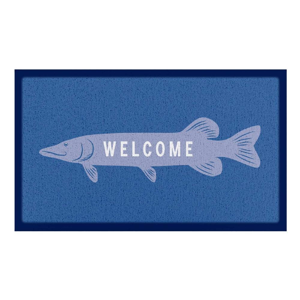 Artsy Doormats Fish Welcome Doormat (70 X 40cm)