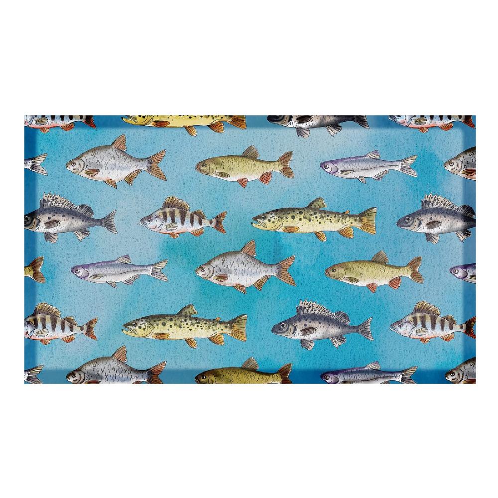 Artsy Doormats Fishes Doormat (70 X 40cm)