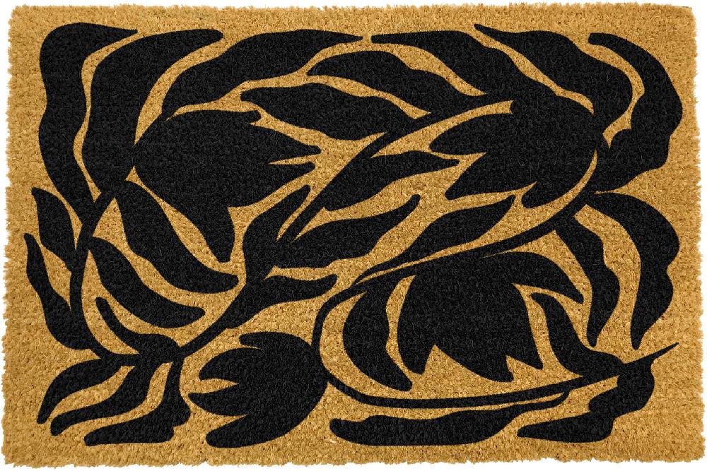 Artsy Doormats Flower Leaf Pattern Doormat