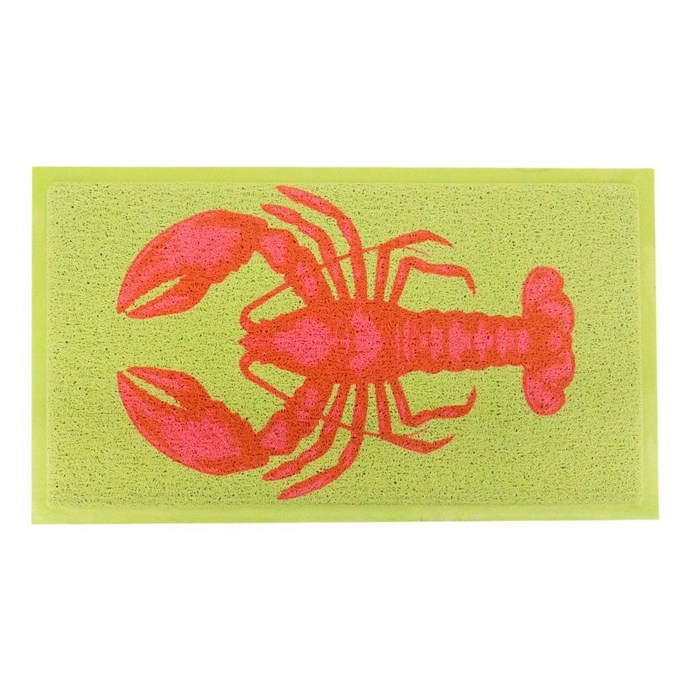 Artsy Doormats Green Lobster Doormat (70 X 40cm)