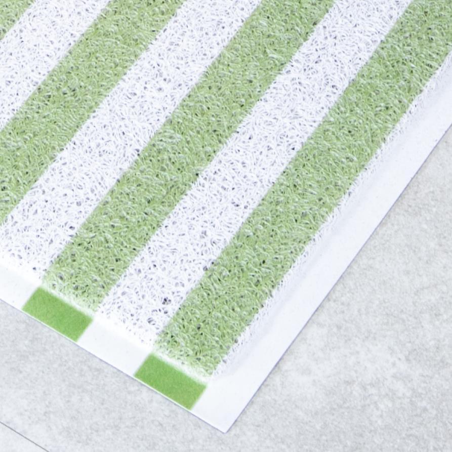 Artsy Doormats Green Striped Doormat (70 X 40cm)