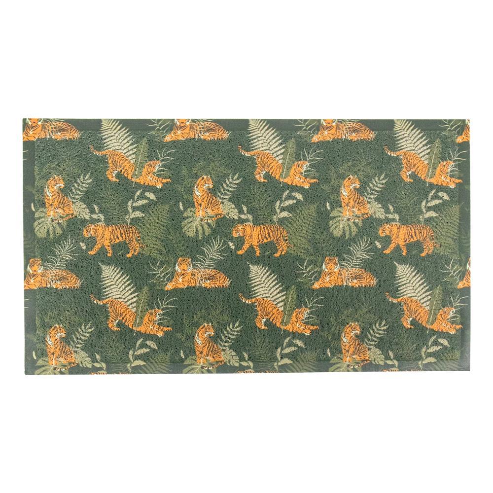 Artsy Doormats Green Tigers Doormat (70 X 40cm)