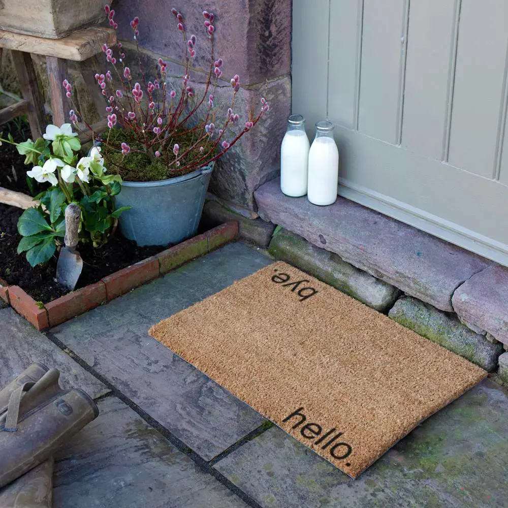Artsy Doormats Hello Bye Doormat