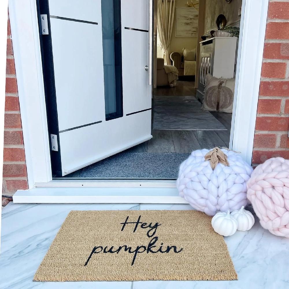 Artsy Doormats Hey Pumpkin Doormat